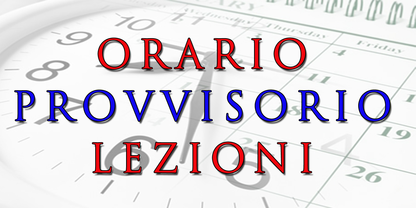 ORARIO PROVVISORIO 2023 2024