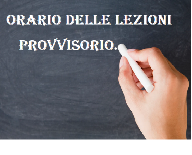 orario provvisorio